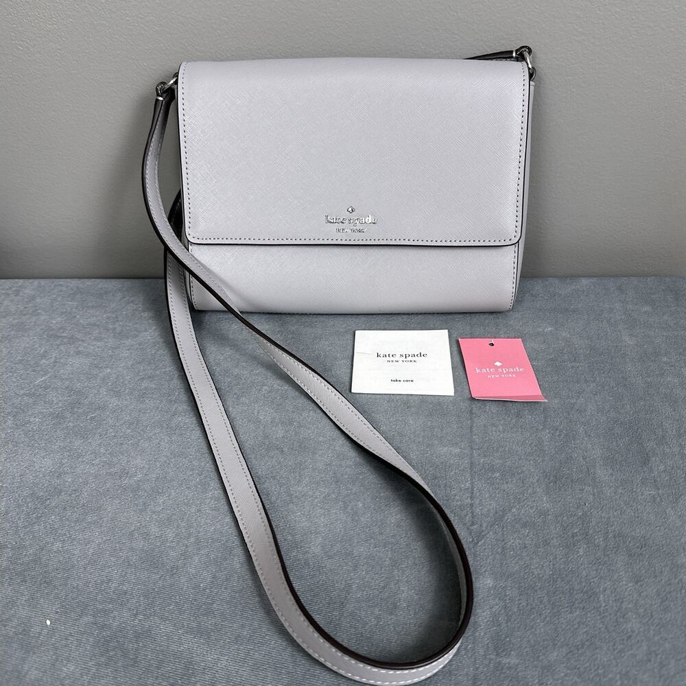 Kate Spade New York Cove Street Dody Crossbody Purse Nimbus Grey WKRU6624 New